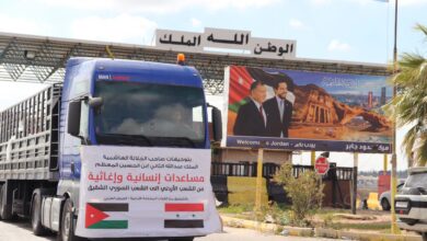 "الخيرية الهاشمية" تسيّر 7 شاحنات جدد الى سوريا