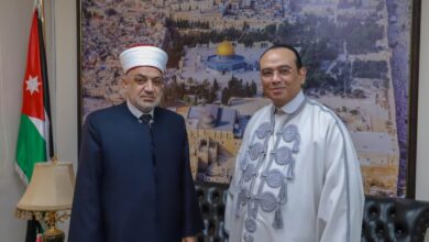 الخلايلة يستقبل وزير الشؤون الدينية التونسي