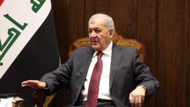 الرئيس العراقي وعقيلته يصلان عمان لحضور زفاف ولي العهد