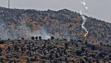 قصف حدود لبنان