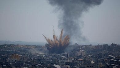 الاحتلال يدمر مسجدين في غزة 1536x900