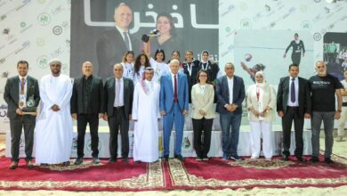 الأميرة آية بنت فيصل تُتوج فرق المراكز الأولى بالبطولة العربية للطائرة الشاطئية
