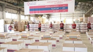 قطر تطلق حملة تسيير طرود غذائية لغزة من الأردن